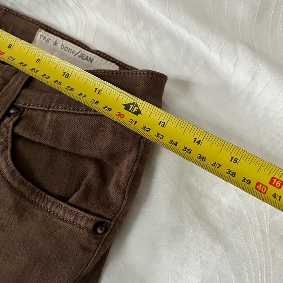 Rag & Bone Brown Skinny Jeans - Picture 5 of 6